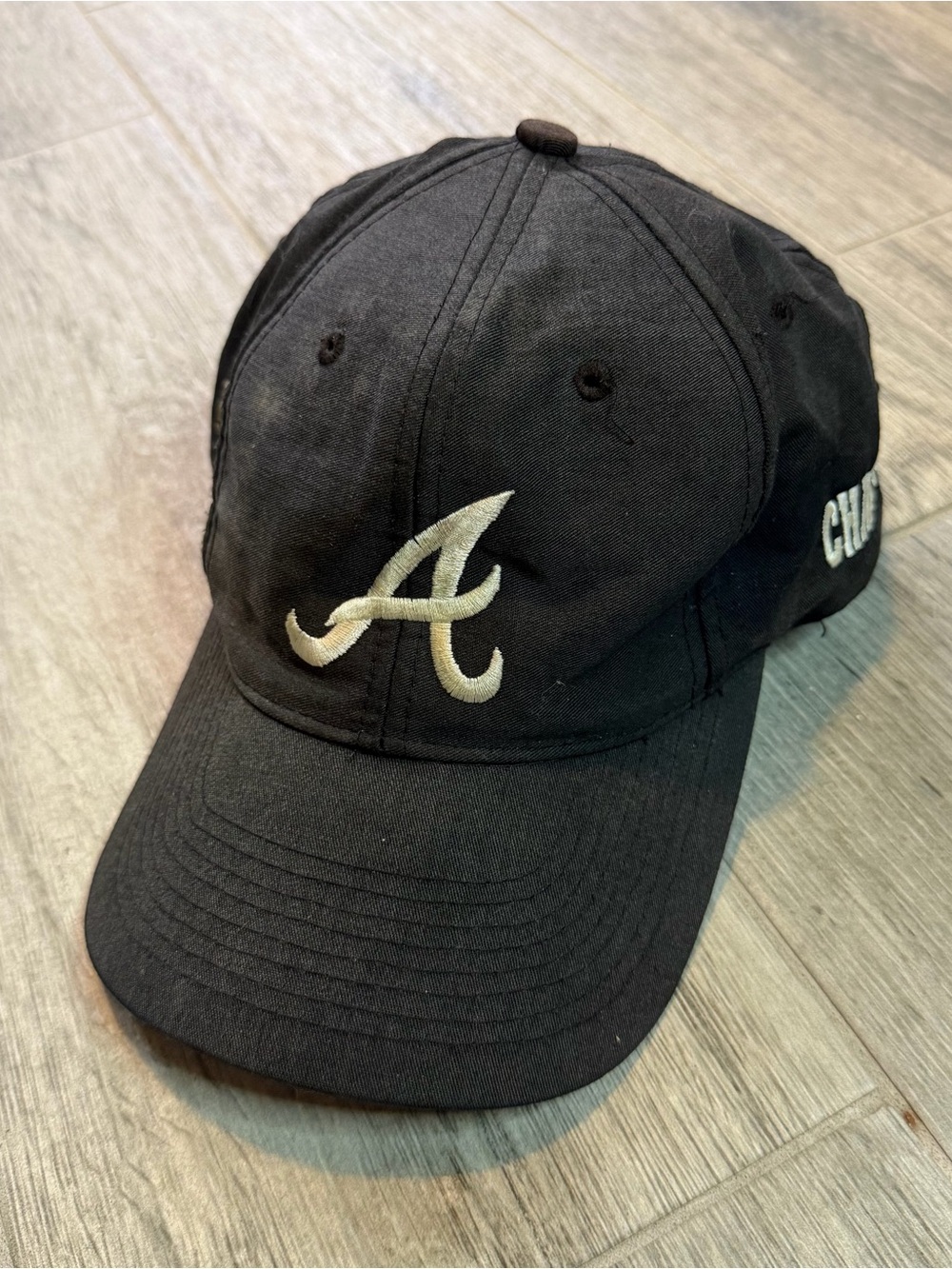 Atlanta Braves Vintage Logo 7 World Series 1999 Genuine MLB Snapback Cap Hat 90s
